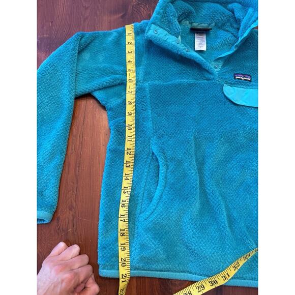 Patagonia Re-Tool Fleece Pullover Sweatshirt Jacket Womens Quarter Snap XS blue - Picture 3 of 9